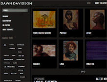 Tablet Screenshot of dawndavidsonart.com